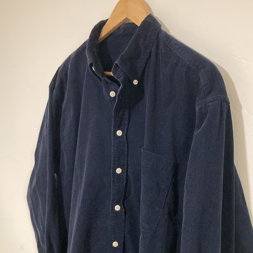 EVERGREEN Original Corduroy Men’s Size Large Button Large Button Down - Picture 3 of 4
